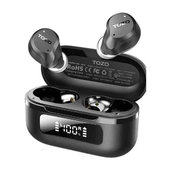 TOZO NC9 Hybrid Active Noise Cancelling Wireless Earbuds