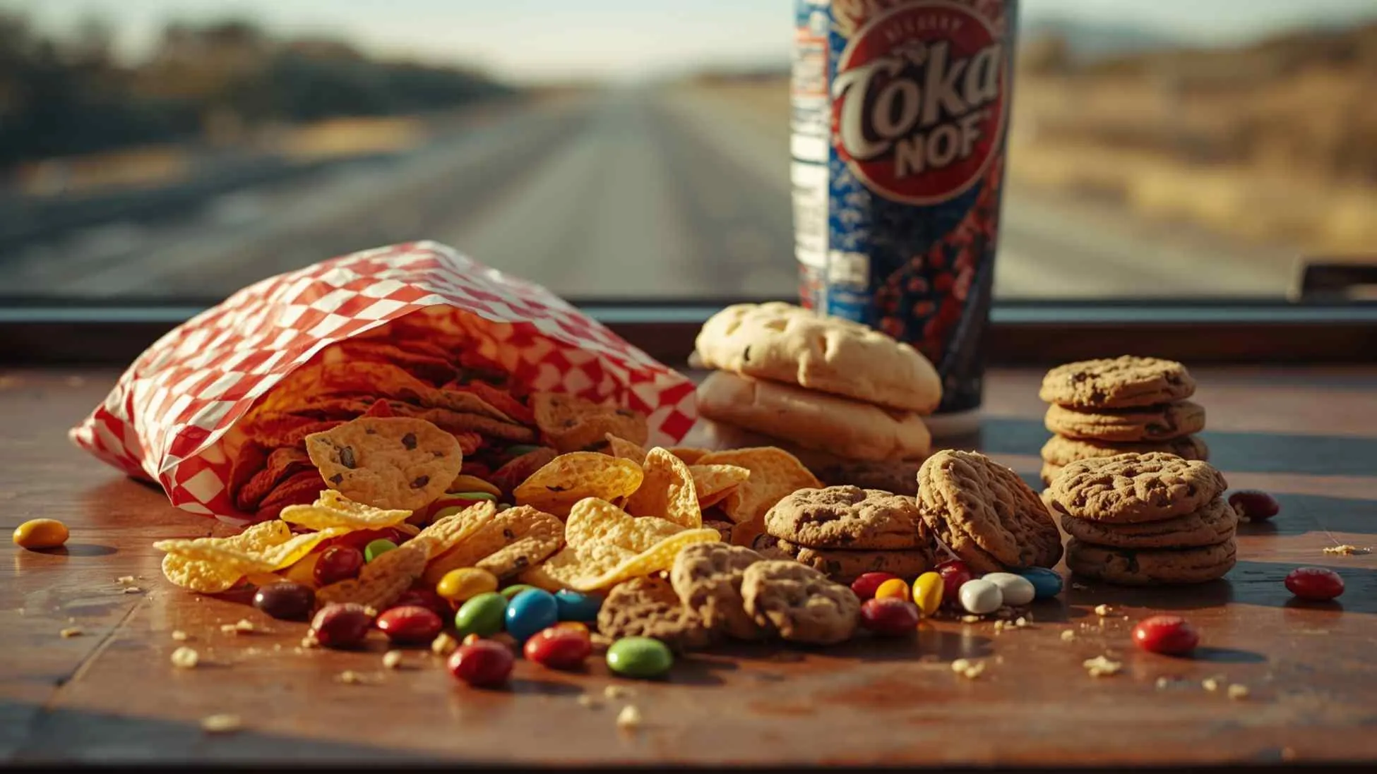 Unhealthy Road Trip Snacks