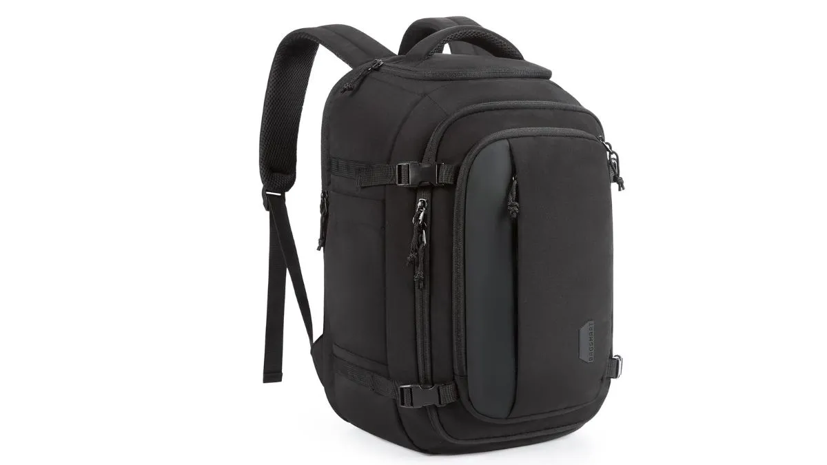 Bagsmart travel backpack carry on flight approved review