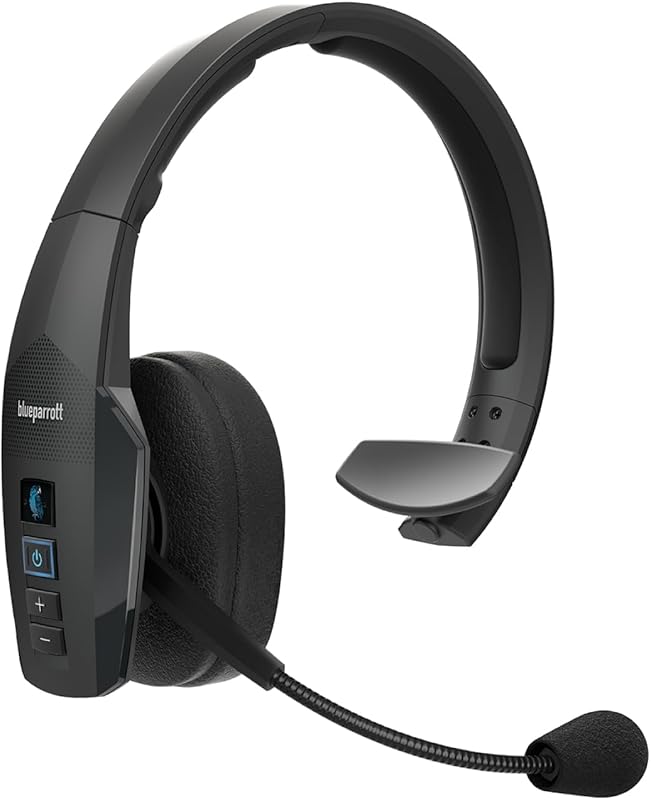 BlueParrott B450-XT Mono Bluetooth Trucker Headset, 96% Noise Cancelli