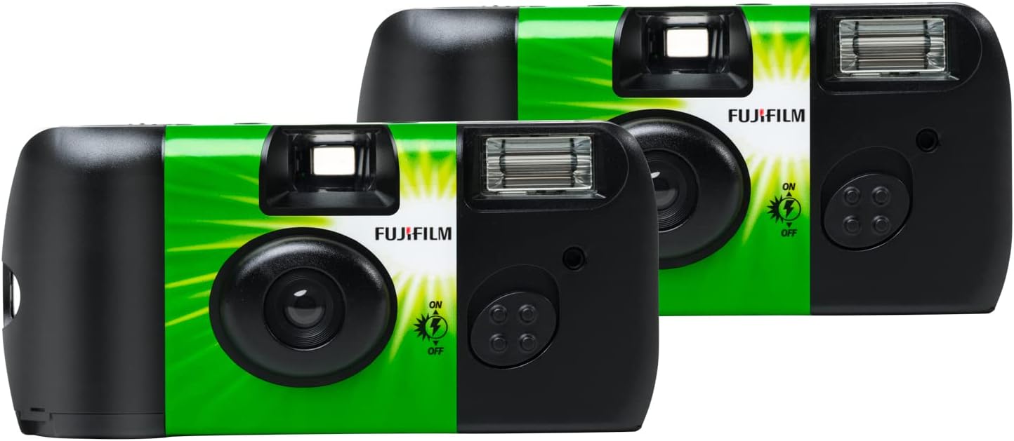 Fujifilm QuickSnap Flash 400 One-Time Use Camera – 2 Pack