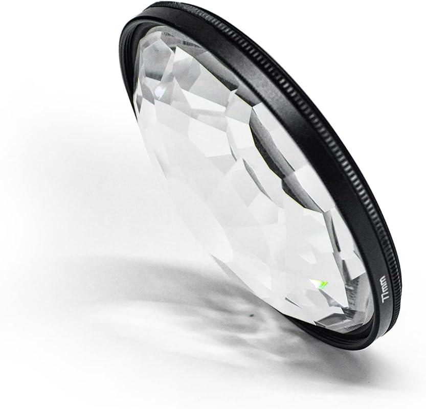 Kaleidoscope Prism 77mm Camera Lens Effect Filter for Fractal Photogra