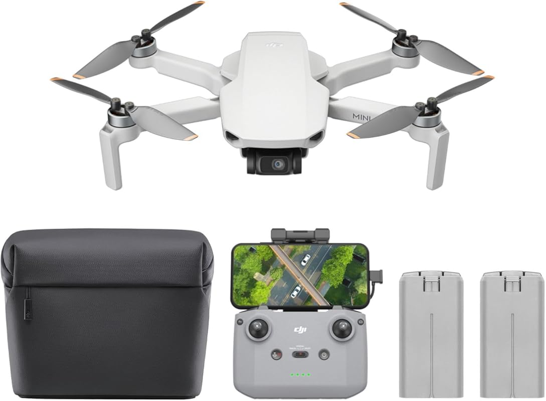 DJI Mini 3 Fly More Combo with 4K Camera, 114-min Flight Time, Vertica